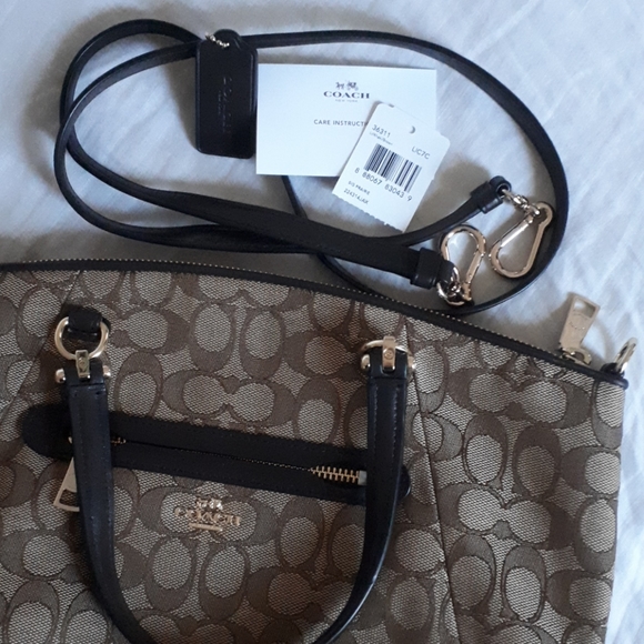 Coach Prairie Satchel In Signature Jacquard - Picture 5 of 10